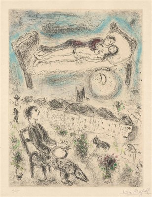Lot 31 - Marc Chagall CELUI QUI DIT LES CHOSES SANS...