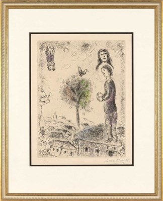 Lot 30 - Marc Chagall CELUI QUI DIT LES CHOSES SANS...