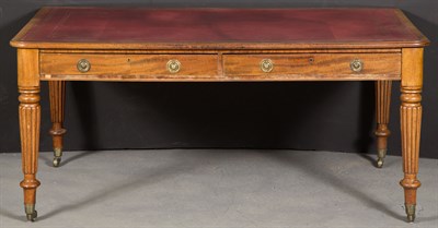 Lot 296 - George IV Mahogany Writing Table First quarter...