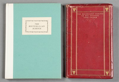 Lot 181 - [MEYNELL, HUGO] The Meynellian Science; or fox-...