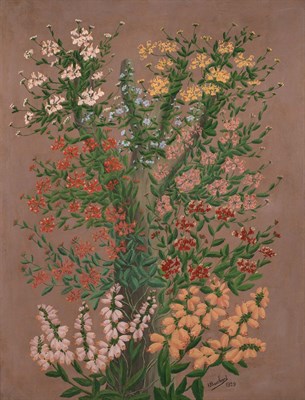 Lot 1048 - Andre Bauchant French, 1873-1958 Fleurs...