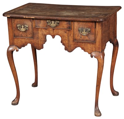 Lot 190 - George II Inlaid Walnut Lowboy Height 27 1/2...