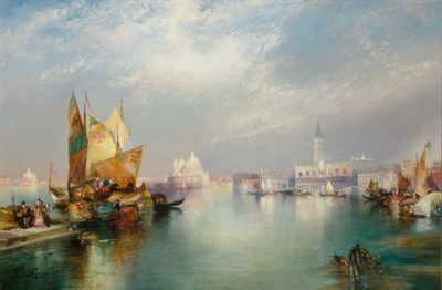 Lot 25 - Thomas Moran American, 1837-1926 Venice (The...