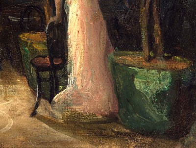 Lot 1031 - Alfred Maurer American, 1868-1932 Paris Cafe,...