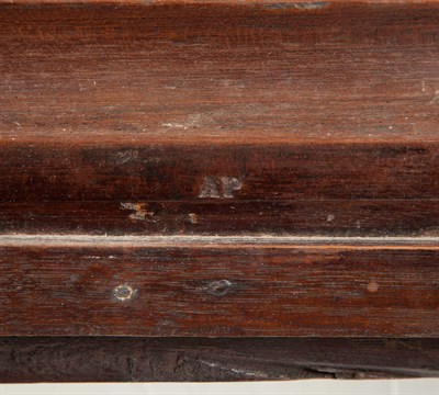 Lot 230 - George II Mahogany Armchair The back rail with...