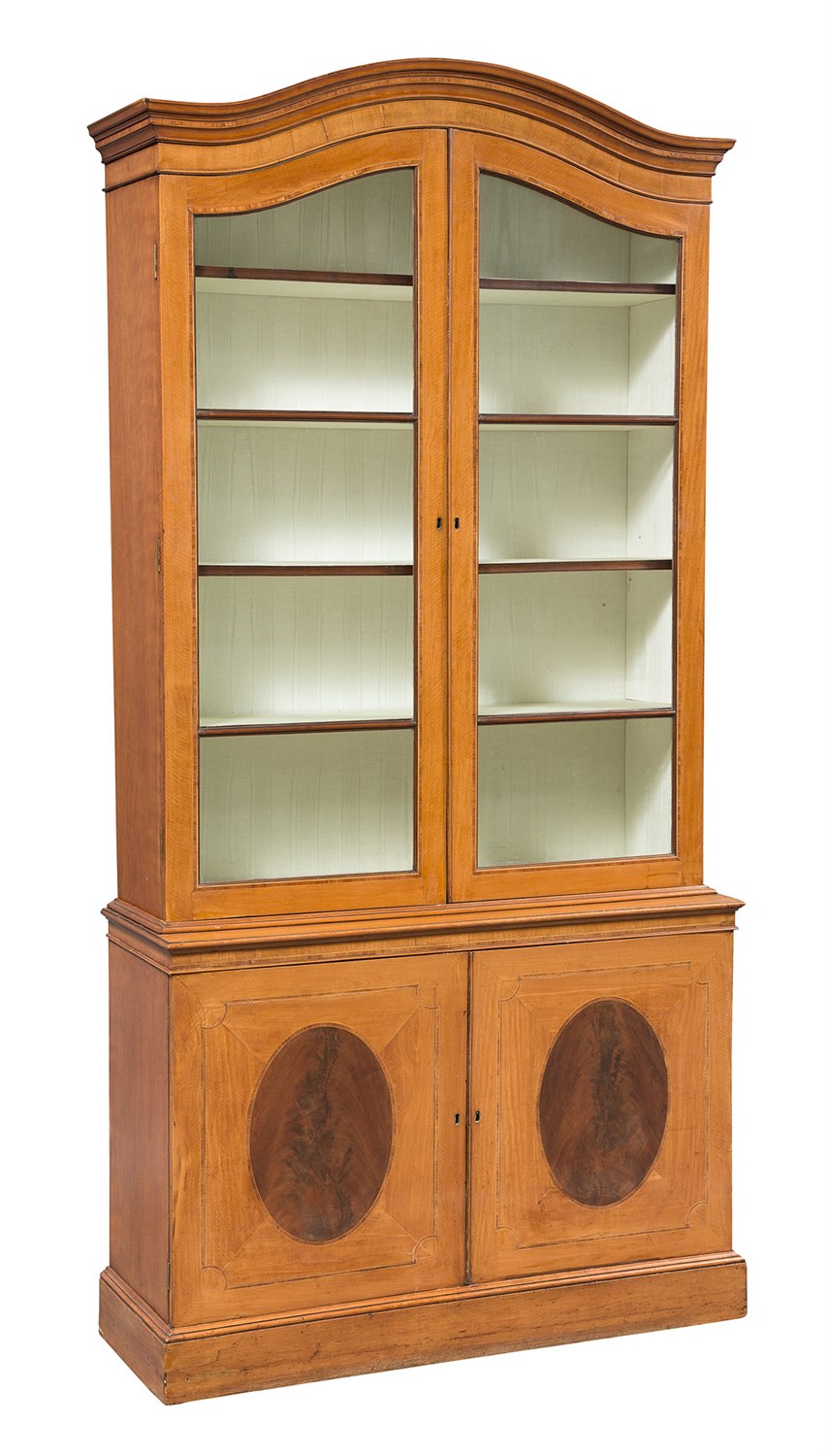 Lot 263 - George III Inlaid Satinwood and Mahogany...