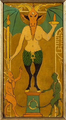 Lot 249 - Baphomet and Two Attendants 20th Century...