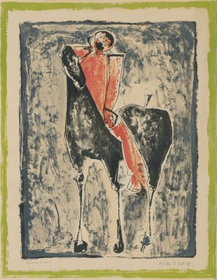 Lot 1139 - Marino Marini (1901-1980) CAVALIER ROUGE...