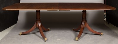 Lot 244 - George III Style Mahogany Three-Pedestal...