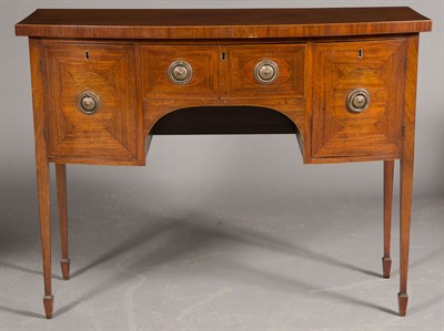 Lot 246 - George III Style Inlaid Mahogany Sideboard...