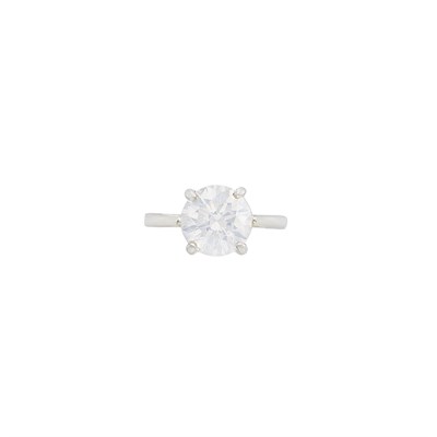 Lot 57 - Silver and Diamond Ring