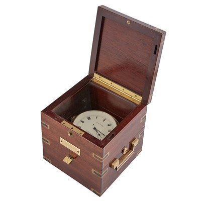 Lot 254 - Concord Brass-Bound Mahogany Marine...