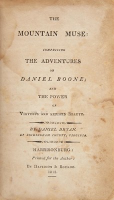Lot 50 - [BOONE, DANIEL] BRYAN, DANIEL. The Mountain...