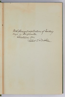 Lot 18 - [ADIRONDACKS] WICKHAM, ROBERT S. Friendly...