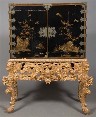 Lot 228 - Charles II Brass-Mounted Black-Japanned,...