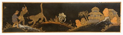 Lot 228 - Charles II Brass-Mounted Black-Japanned,...