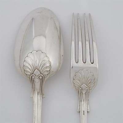 Lot 193 - Assembled English Sterling Silver Thread and...