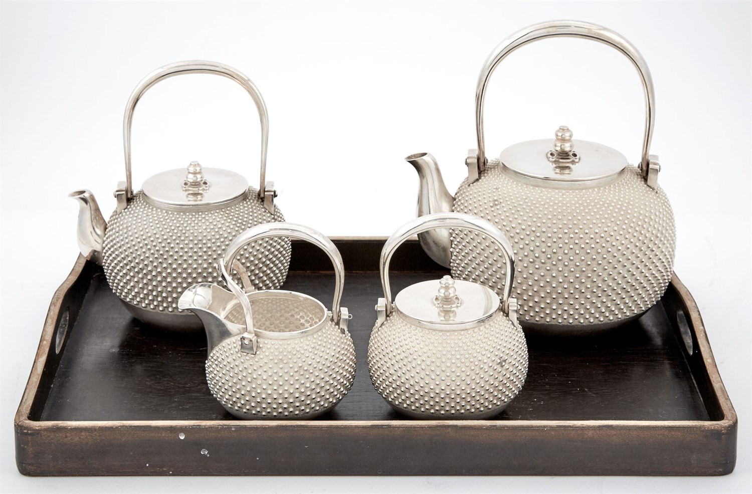 Lot 190 - Japanese Sterling Silver Tea and Coffee...