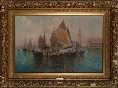 Lot 1011 - Nicholas Briganti Italian, 1861-1944 Venetian...