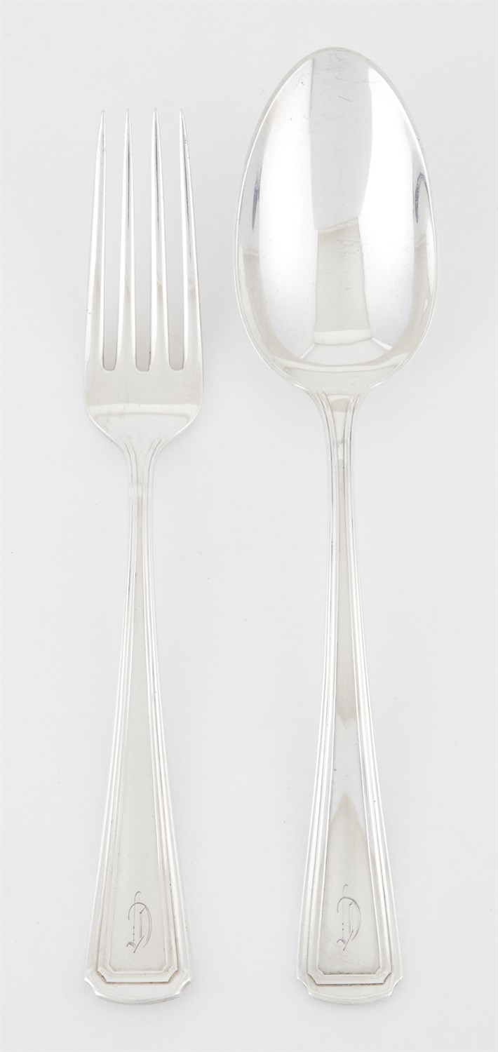 Lot 335 - Whiting Sterling Silver Livingston Pattern...