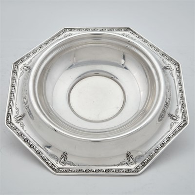 Lot 290 - Gorham Sterling Silver Octagonal Bowl Diameter...