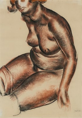 Lot 41 - Jean Fautrier French, 1898-1964 Seated Woman,...