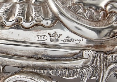 Lot 191 - Pair of Continental Silver Figural Five-Light...