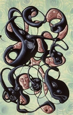 Lot 2048 - Kenny Scharf American, b. 1958 Blobeija, 1999...