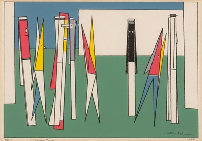 Lot 1146 - Attilio Salemme (1911-1955) ONE AGAINST MANY...