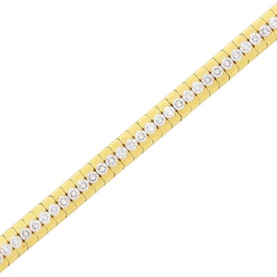 Lot 262 - Gold and Diamond Bracelet, by Kurt Wayne