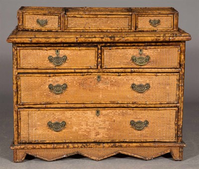 Lot 388 - Bamboo and Rattan Chest of Drawers; Together...