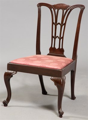 Lot 233 - Set of Eight George III Mahogany Side Chairs...