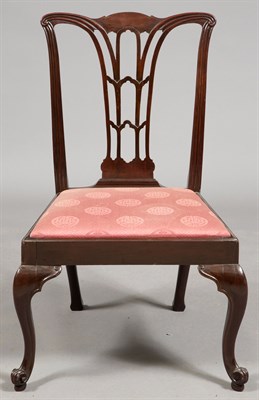 Lot 233 - Set of Eight George III Mahogany Side Chairs...