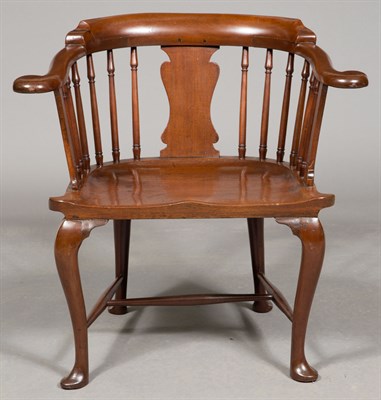 Lot 226 - George III Mahogany Windsor Armchair 18th...
