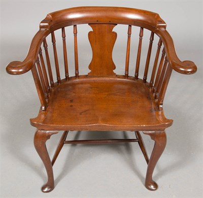 Lot 226 - George III Mahogany Windsor Armchair 18th...
