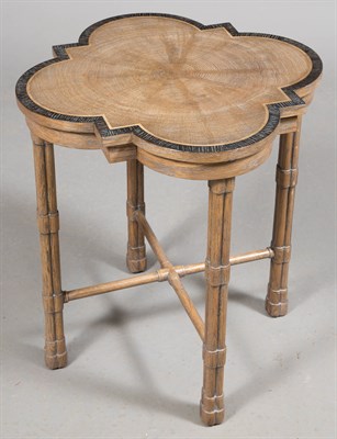 Lot 273 - Pair of Gothic Style Inlaid Oak Occasional...