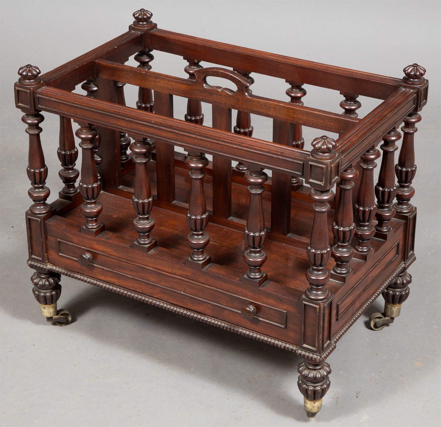 Lot 279 - William IV Mahogany Canterbury Circa 1835 The...