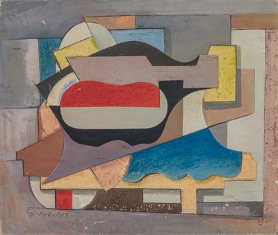 Lot 1088 - Jean Peyrissac French, 1895-1974 Abstraction,...