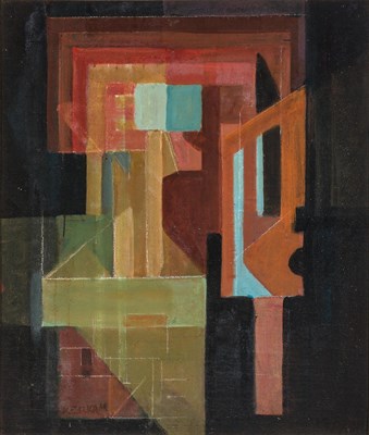 Lot 1050 - Earl Kerkam American, 1891-1965 Abstraction,...