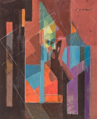 Lot 1051 - Earl Kerkam American, 1891-1965 Abstraction...