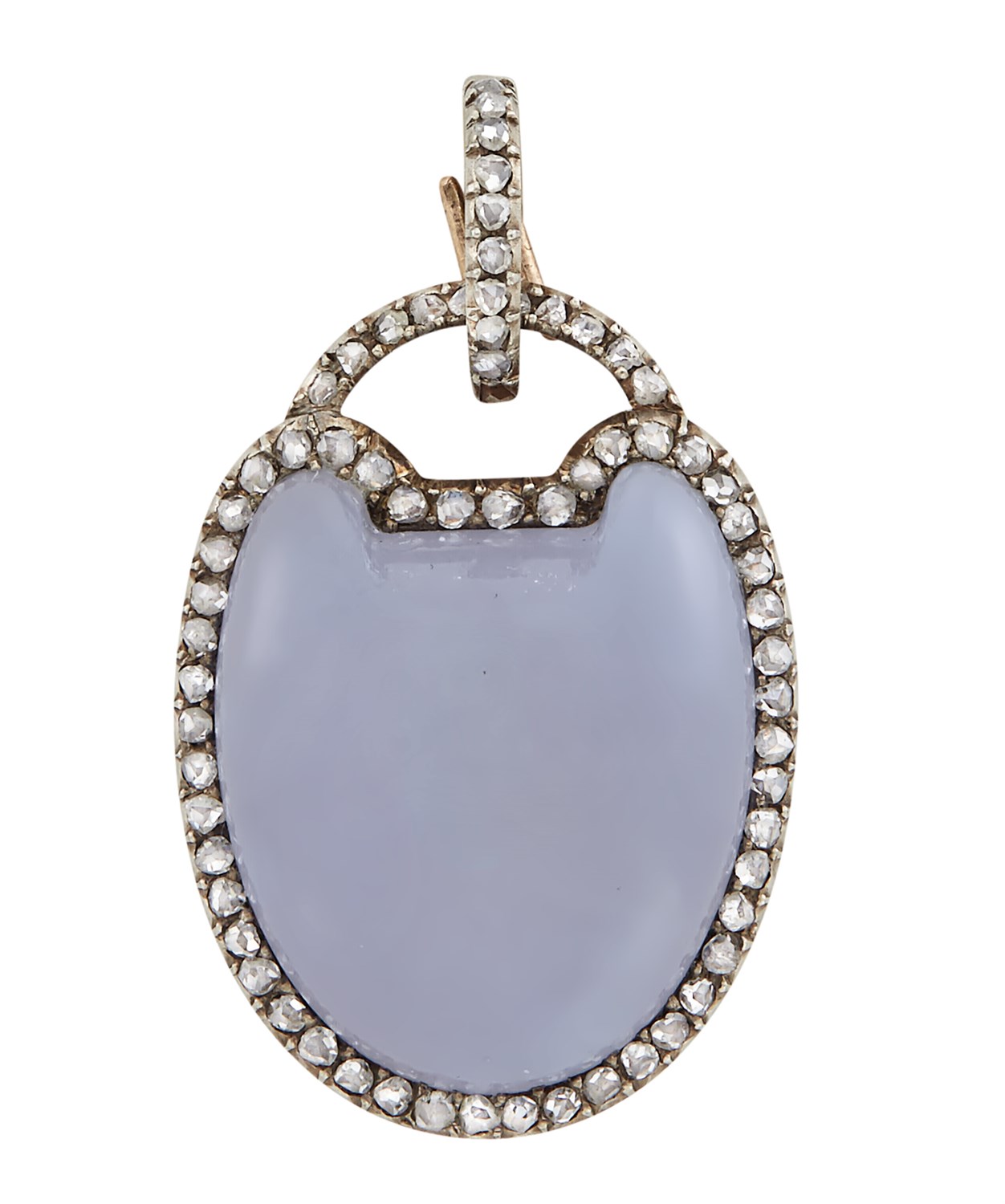 Lot 173 - Fabergé Silver-Topped Gold-Mounted Chalcedony...