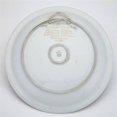 Lot 128 - Soviet Porcelain Presentation Charger...