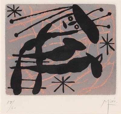 Lot 107 - Joan Miró (1893-1983) LA BAGUE D'AURORE (DUPIN...