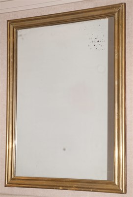 Lot 263 - Brass Framed Mirror Height 4 feet 4 inches,...