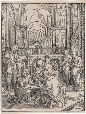 Lot 83 - Wolf Huber (1485-1553) THE CIRCUMCISION...