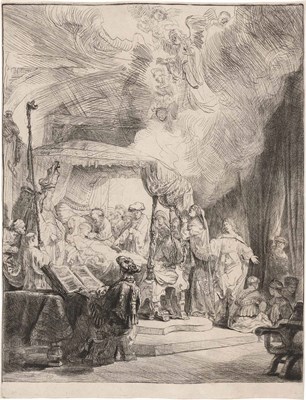 Lot 178 - Rembrandt van Rijn THE DEATH OF THE VIRGIN (B.,...