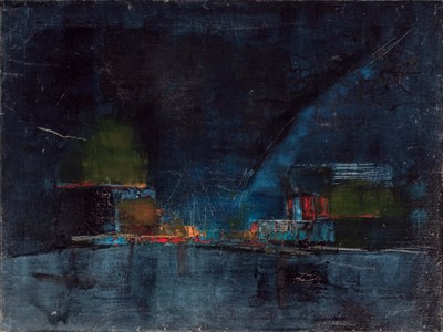Lot 2023 - Nasreen Mohammedi Indian, 1937-1990 Night...