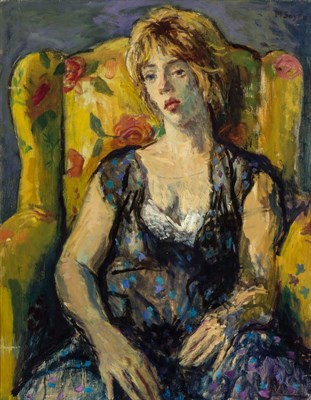 Lot 2117 - Moses Soyer American, 1899-1974 Bryn Signed M...