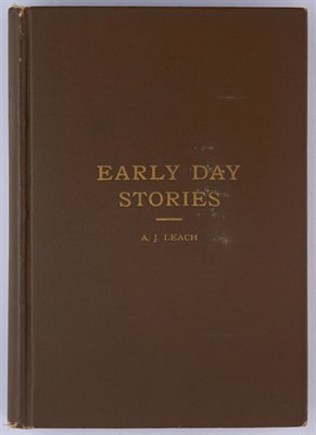 Lot 237 - [OREGON TRAIL] LEACH, ADONIRAM J. Early Day...