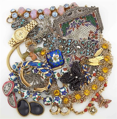 Lot 1700 - Group of Costume Jewelry and Accessories